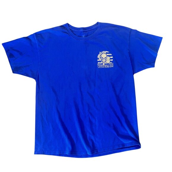 Hanes Veteran Soldier Support Skull Graphic Tee XL - Picture 1 of 6